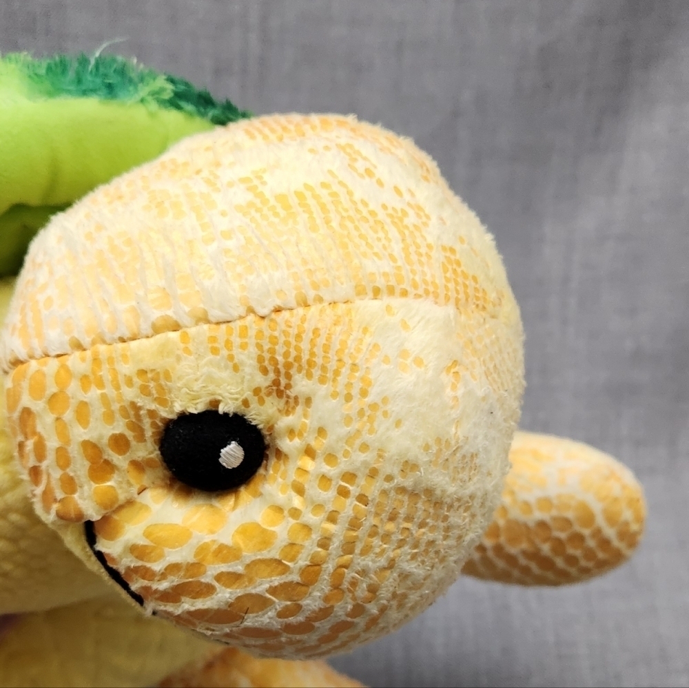 Build-A-Bear Yellow Sea Marine Turtle 17" Plush Green Removable Shell - Picture 5 of 7